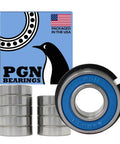Sealed Ball Bearing With Snap Ring Kit 5/8 X 1-3/8 X 7/16 Heavy Duty Chrome Steel 52100 with packaging featuring a penguin logo