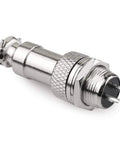 GX12 2 Pin Panel Mount Circular Metal Aviation Connector Adapters Male And Female Plug Socket With Waterproof Cap