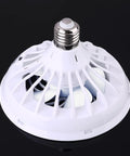 XEGZLH E27 Ceiling Fan with LED Light 5-Blade Modern Lamp 5.79inch Fan Lamp showing the white E27 lamp head design.