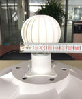 Ultra Tiny Wind Turbine Generator For Kid Friendly Classroom STEM Projects With LED Indicator Hands On Wind Power Demo Mini DIY Model For Science Class Durable Plastic Build, white plastic turbine top with tape measure