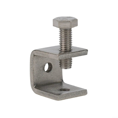 Stainless Steel C Clamps For Welding And DIY Woodworking Crafts 20mm Silver Metal Clamping Tools Heavy Duty Grip