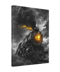 Kickin Steam Locomotive Canvas Wall Art 16x20 Inch Modern Living Room Decor Poster Print For Bedroom Home Office Gift Idea