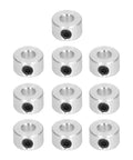 Set of 11 One Eighth Inch Shaft Collar Solid Steel Axle Collar With Setscrew For Low Axial Load And Precise Positioning Wear Resistant Sleeve