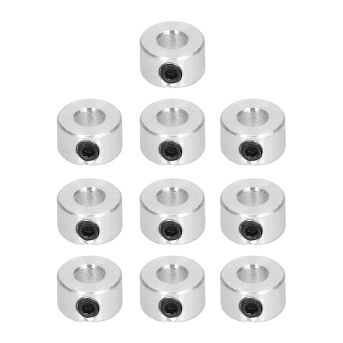 Set of 11 One Eighth Inch Shaft Collar Solid Steel Axle Collar With Setscrew For Low Axial Load And Precise Positioning Wear Resistant Sleeve