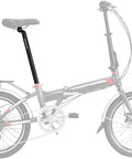 Extra Long 440mm Aluminum Bike Seat Post Replacement For BMX MTB And E-Bikes 25.4/27.2/28.6/30.9/31.6mm installed on bike frame