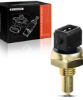 Coolant temperature sensor for BMW from A-Premium; brass body with black plastic sensor head