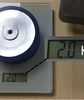Heavy Duty Pro Grade Manual Pressure Sensitive Tape Adhesion Tester with steel roller and 2Kg weight on digital scale display.