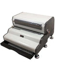 Heavy Duty Electric Coil Punch Machine For Bindery With 4x5mm Oval Holes, 54 Disengageable Pins, 4 To 1 Pitch And 0.248 Inch