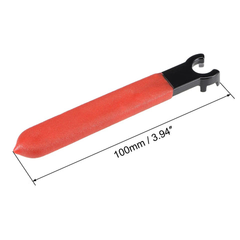 Collet Chuck Wrench Set For Milling Machines And Lathes ER11M Two Pack With Red Non Slip Handles 100 mm Length
