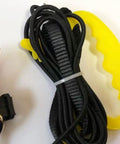 Parrot Flight Harness Vest With Leash For Outdoor Training Comfy Bird Flying Suit yellow handle and black cord