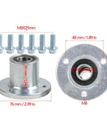 Front 3 Stud 48mm Wheel Hubs And Rear 50mm 23T Spline Wheel Hubs Kit For Go Karts And ATVs Fits 5 Inch Rim Tires, bolts shown