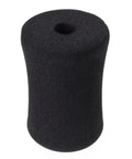 Black foam roller for 2 Pack Sponge Foam Foot Pad Roller Replacement For Leg Extension And Curl Machines High Density Cushioned Pads.