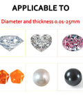 Digital Gauge Mrg-25 Electronic Pearl Calipers for Diamond Gemstone Jewelry applicable to various gemstone shapes and sizes.