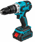 Badass 18V Cordless Drill And Hammer Driver Set Featuring A Fast Brushless Motor Up To 90Nm Torque 4500 Rpm With A Smooth 3/8 Inch Keyless Chuck For Tough Job Site Grind, showing close-up of keyless chuck.