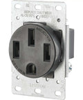 Heavy Duty NEMA 14 50R Flush Mount Receptacle 50 Amp 125 To 250V 3 Pole 4 Wire Side Wire Built Tough