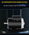 Five Horsepower SPL Air Compressor Motor With 3450 RPM 230 Volt Single Phase 15 Amp 56 Frame Five Eighth Inch Keyed Shaft
