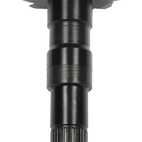 Close-up of the pinion shaft from Drop In 3.73 Ratio Ring And Pinion Gear Set For GM 8.5 8.6 10 Bolt Differential With 30 Spline Pinion