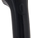 Close-up of Dual Spray Pull Out Kitchen Faucet With Starlight Finish In Black Durable Metal Construction Concealed Mounting
