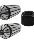 ER16 Spring Collet Nut Set For CNC Engraving Milling And Lathe Machines Includes One Eighth Inch And One Quarter Inch Precision Collets With Clamping Nut Alloy Steel Construction Ready To Roll