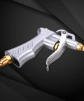 Heavy Duty Air Blow Gun With Brass Adjustable Flow Nozzle And Two Steel Flow Extensions A Durable Pneumatic Air Compressor