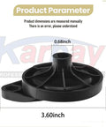 Two Pack Replacement Hand Wheel for Table Saw 089290001054 Fits Model R4513 with dimensions shown, durable steel wheel