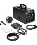 3 In 1 MIG MMA TIG Non Gas Welding Machine 250A Super 220V Multi Process Welder with cables and accessories displayed
