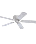 Contempra 48 Inch Indoor and Outdoor Ceiling Fan With Five Blades, Weatherproof White Finish, High Power Quiet Motor