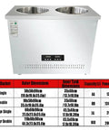 Massive Upright Freezer, Deep Freeze Cold Storage With Slick Casters And Tight Seal Lid For Home Basement Or Apartment, Hella Quiet Compressor, Bang For Your Buck Energy Saving Design, Thick Copper Build - ice bucket dimensions and control panel