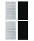2 Pack Replacement HEPA And Carbon Filters For IAP-10-200 And IAP-10-280 Air Purifiers, Compatible With IAF-H-100C, 11.8 X 6.7 X 1.4 Inches
