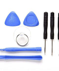 No Sweat Smartphone Fix Kit 8 In 1 Pro Cellphone Repair Tools includes blue pry tools and suction cup for phone repairs.