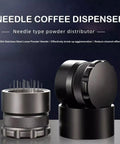 Pro Level Needle Coffee Tamper And Espresso Bed Leveler With Rock Solid Aluminum Grip and Rust Proof Steel, side view.
