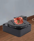 High Precision 360 Degree Motorized Rotation Stage With 100mm Bearing Rotary Table And Worm Gear Transmission on desk