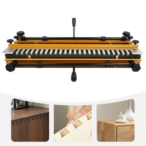 Dead Nuts Accurate Mini Dovetail Jig Template Kit For Woodworking Pros with steel and aluminum materials for cabinet alignment.