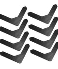 8 black non-slip adhesive stickers, 8 Pcs Slip Rug Tape Fixing Stickers For Hardwood Floors Tiles And Rugs No Slip Adhesive Floor Stickers