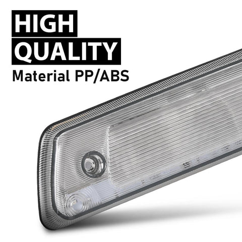 LED third brake light with clear lens; Ford F-150 SVT Raptor 2010–2014 and Lincoln Mark LT 2011–2014, PP/ABS housing