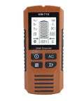 WALFRONT 3 Mode Stud Finder Wall Scanner with LCD Backlit Display, showing controls and scanning interface.