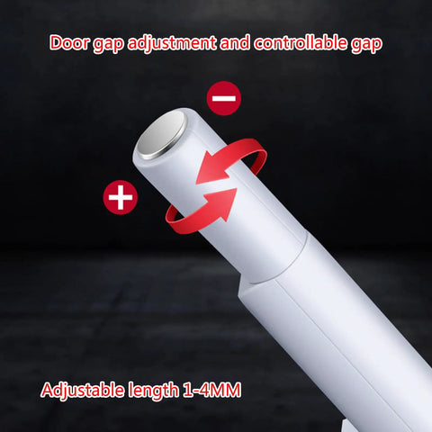 Heavy Duty Push To Open Cabinet Latches 5 Pack Hands Free Wardrobe Rebounders, showing adjustable mechanism detail.
