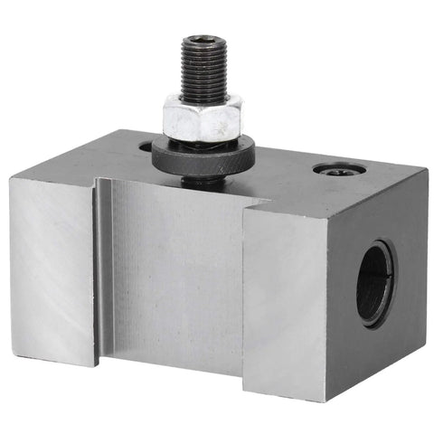 Top Shelf Quick Change Tool Holder For Mini Lathe And Cnc Machining Builds Crafted From High Carbon Steel close-up view detail.