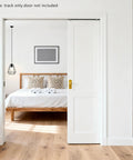4 Foot Commercial Grade Sliding Pocket Door Hardware Kit With Aluminum Box Rail Fits 24 To 30 Inch Wide Single Doors