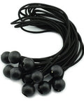 12 Pack 12 Inch 1 Inch Ball Bungee Cords Heavy Duty Elastic Tarp Tie Down Straps For Canopy Frames And Tents Durable Rubber Shock Cords