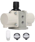Pneumatic Boost Valve for Air Pressure Increase, No-Fuss Manual Pressure Booster That Doubles Air Pressure, No Electricity Required