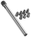 Beefy Steel ER8 Collet Chuck Holder Set 100L Straight Shank 7Pcs Spring Collet Set for CNC Milling and Drilling
