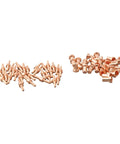 60-Piece Plasma Cutter Consumables Kit Fits PT-31 CT312 Cut 50 50A featuring pure copper nozzles and electrodes for optimal performance.