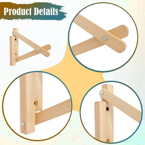 Heavy Duty Triangle Shelf Brackets For Wall Mount Wooden DIY Angle Brackets Corner Shelf Support Bedroom Space Saver