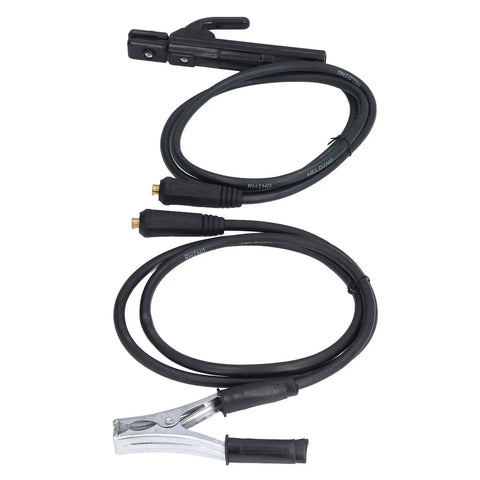 Heavy Duty Yosoo Ground Welding Earth Clamp With 1.5 Meter Cable handles up to 300 Amps with attached insulated cables.