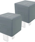 2-Pack 70A 12V DC Relay for Heavy Duty Cooling Fans and Electrical Systems, 4-Pin SPST Replacement