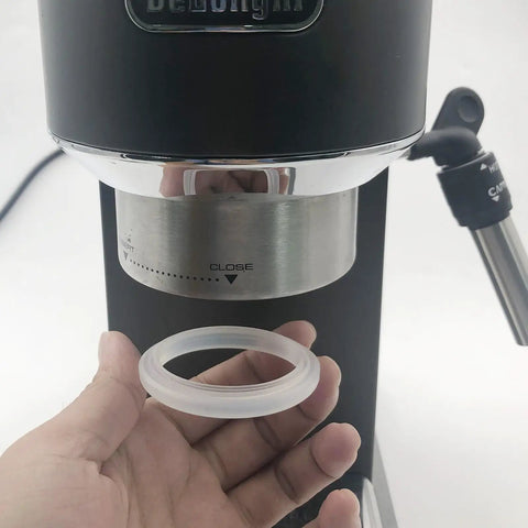 Installation of Two Pack Silicone Steam Ring For Espresso Machines Simple To Install Group Head Seal Gasket For EC680 EC685 EC820 EC850