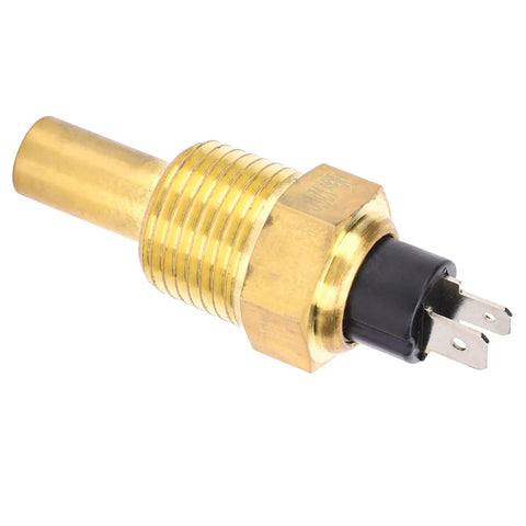 Water Temperature Sensor Plug With Brass Probe M21x1.5 Thread For Generator And Industrial Engine Cooling Systems, Delivers A Fast 3 Minute Response For Real Time Monitoring And Routine Equipment Checks In Auto Shops And Plant Floors. Brass probe with threaded body and spade terminals