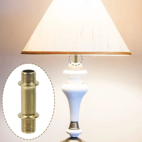 Heavy Duty Six Piece Double Ended Straight Light Pole Kit With Secure Slide Connectors For Pendant Island And Chandelier Fixtures Matte Black Coating No Fuss Internal Wiring Runs with lamp detail.