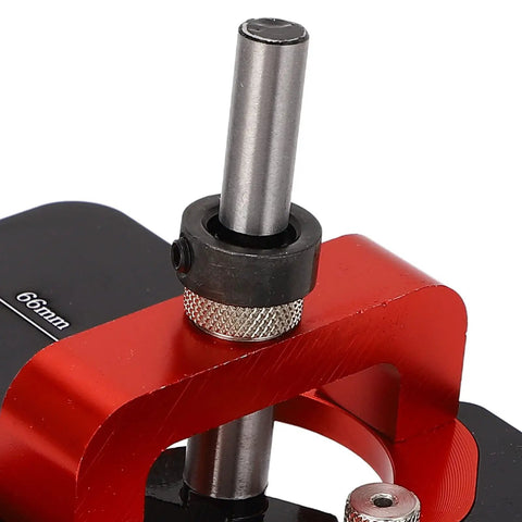 Concealed Hinge Jig 35mm With Drill Bit, Door Hinge Hole Locator Guide For Woodworking, Aluminum Alloy Hole Opener, Pin Clamp, Quick Fix Easy Install, Durable Woodworking Auxiliary Tool